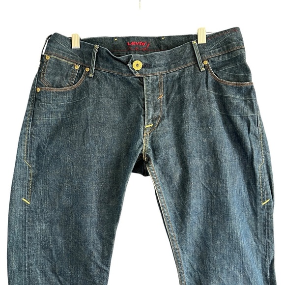 Rare LEVI'S RED COLLECTION (2005) 100% Cotton Denim Jeans Size 13M (33" waist) - Picture 3 of 15